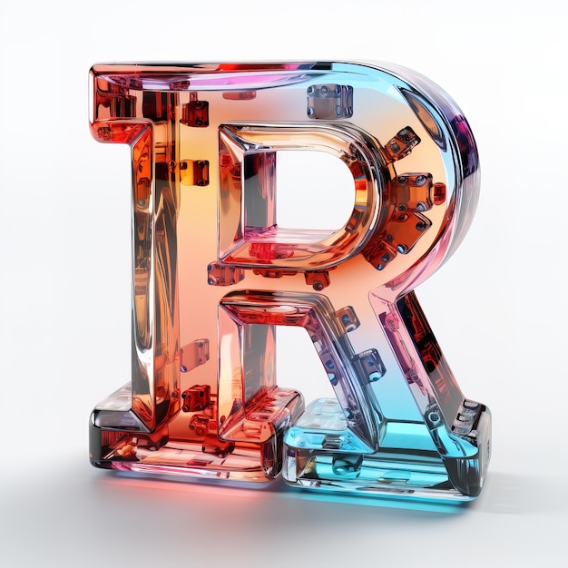 a letter s made of plastic with the letter p on it