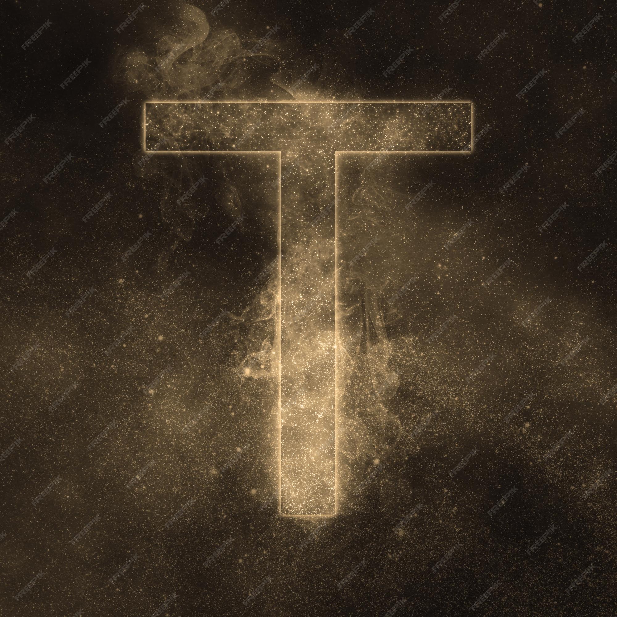 Premium Photo | Letter t alphabet symbol. space letter, night sky letter. Premium Photo | Letter t alphabet symbol. space letter, night sky letter.