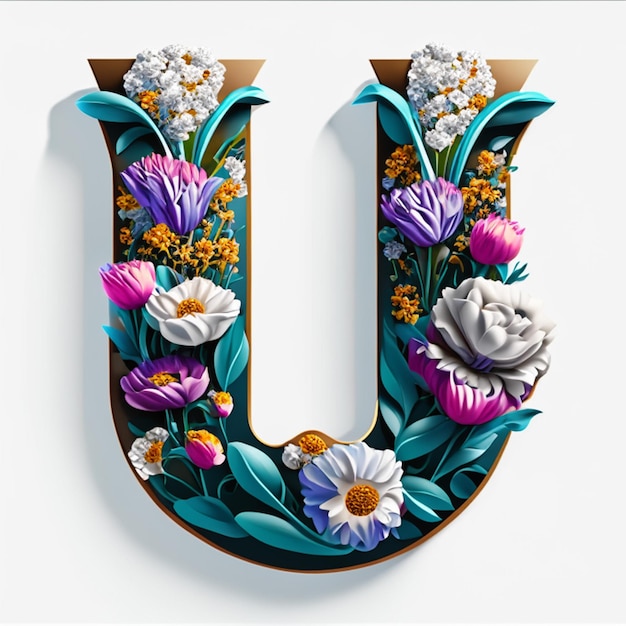Letter U logo design or U logo design or U monogram design or 3d U logo