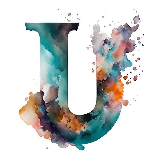 文字UのロゴデザインまたはUのロゴデザインまたはUのモノグラムデザインまたは3DのUロゴ