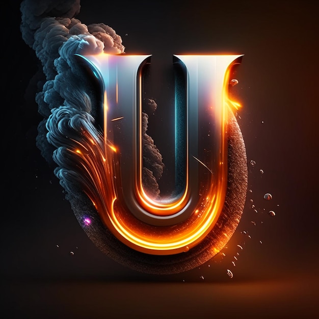 Letter U logo design or U logo design or U monogram design