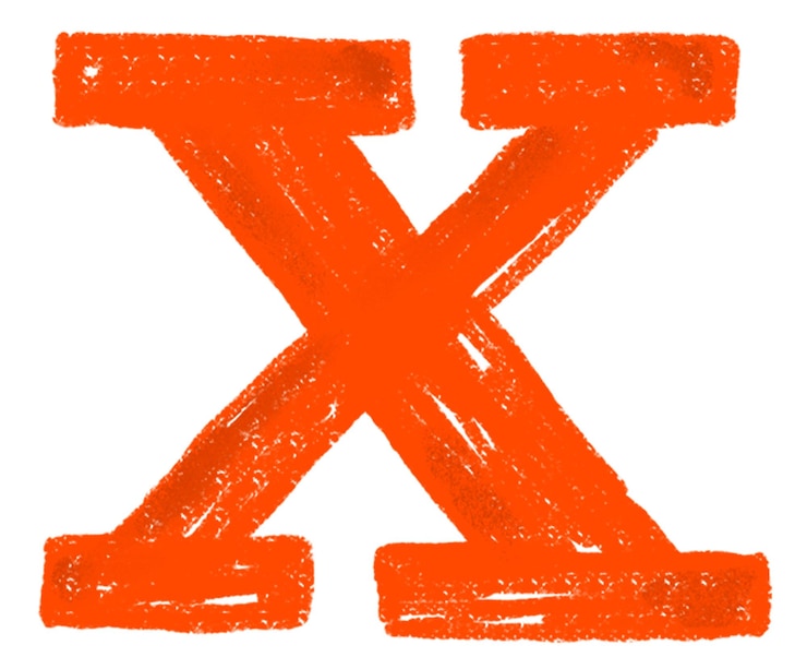 Photo 文字 x png 筆のフォント 透明な背景