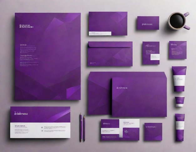 Letterhead ontwerp sjabloon schrijfgereedschap kit