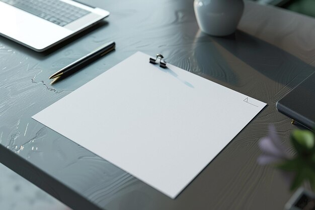 Photo letterhead template for corporate documents