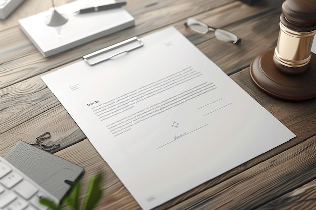 Letterhead template for law firms