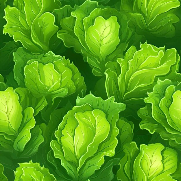 Lettuce as seamless tiles