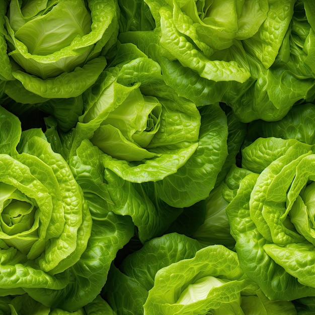 Lettuce as seamless tiles