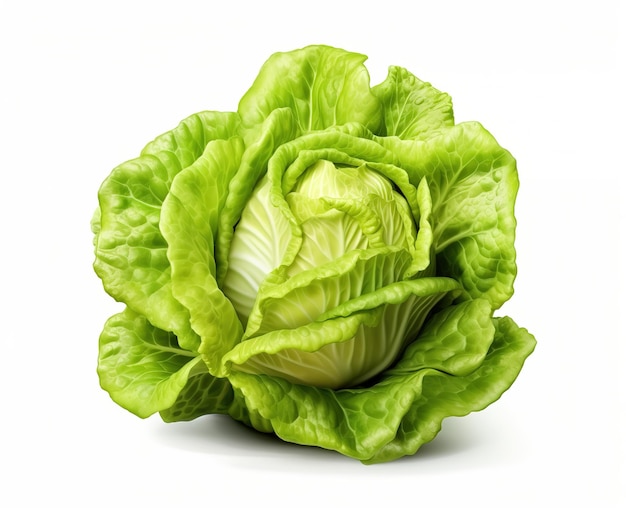 Lettuce isolated on white background