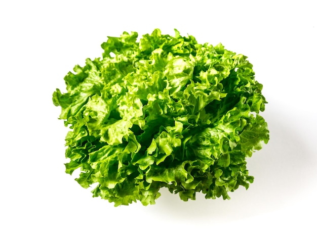 Photo lettuce salad isolated on a white background