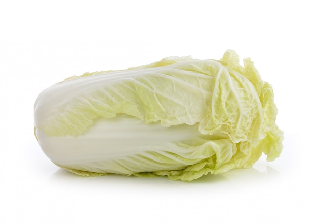 Lettuce on white space
