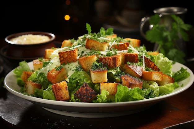 Lettuce with Croutons