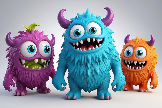 Foto leuk 3d monster.