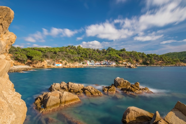 Leuk detail van de Costa Brava kust in Spanje, La Fosca