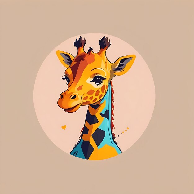 Leuk giraffe logo.