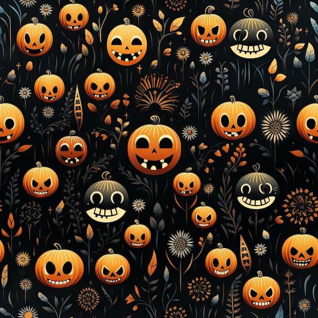 Leuk Halloween-ontwerppatroon