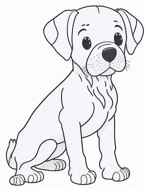 Leuk illustratieboek voor honden voor kinderen