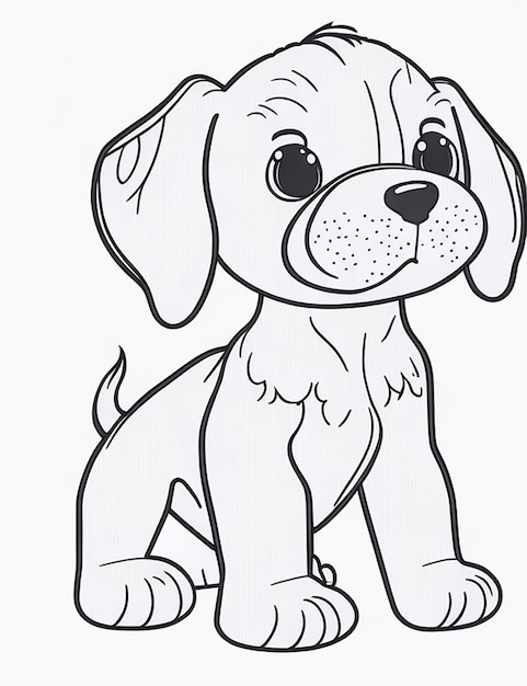 Leuk illustratieboek voor honden voor kinderen