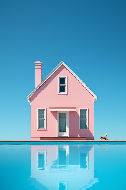 Leuk minimalistisch huis.