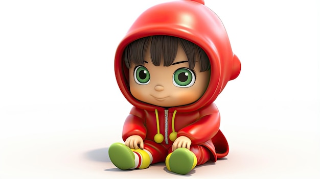 Leuke 3D jongen cartoon personage