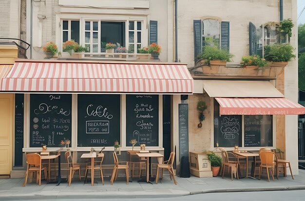 Leuke achtergrond van een café.