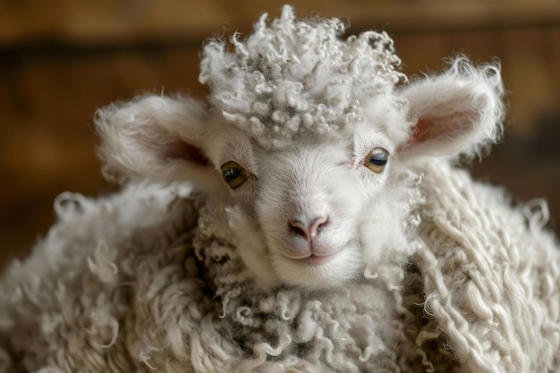 Leuke antropomorfe baby schapen genereren Ai