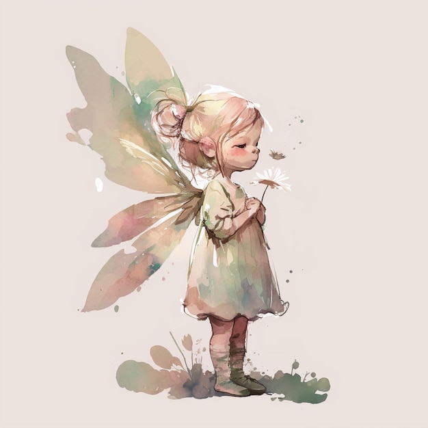 Leuke aquarel Faerie