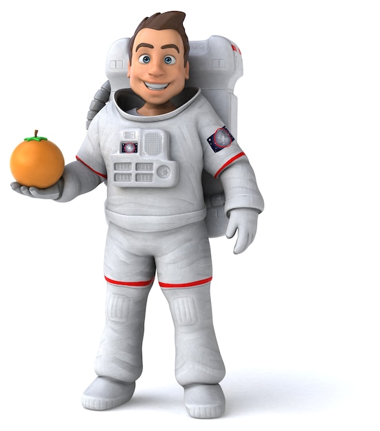 Leuke astronaut - 3D illustratie