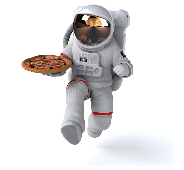 Leuke astronaut - 3D illustratie