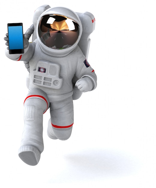 Leuke astronaut-animatie