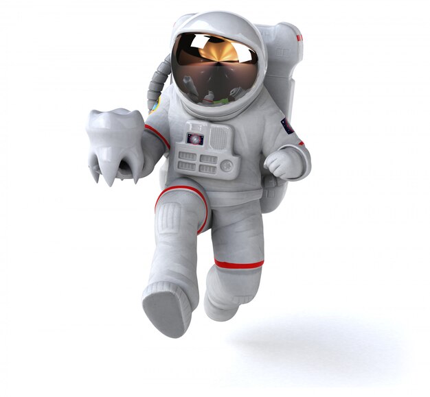 Leuke astronaut-animatie