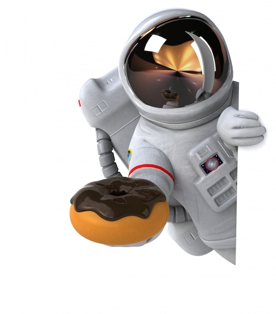 Leuke astronaut-animatie