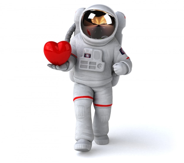 Leuke astronaut-animatie