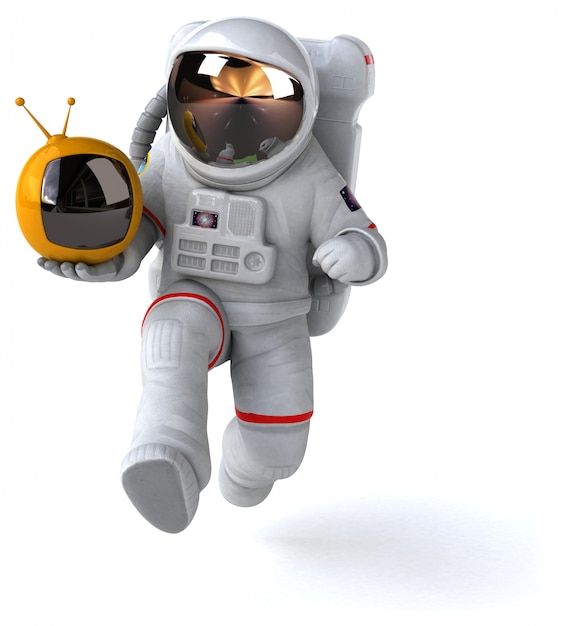 Leuke astronaut-animatie