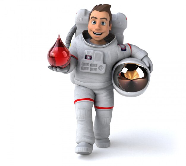 Leuke astronaut-animatie