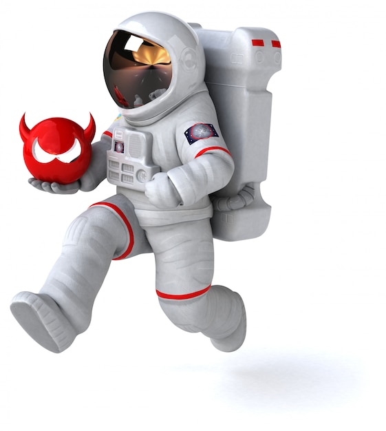 Leuke astronaut-animatie