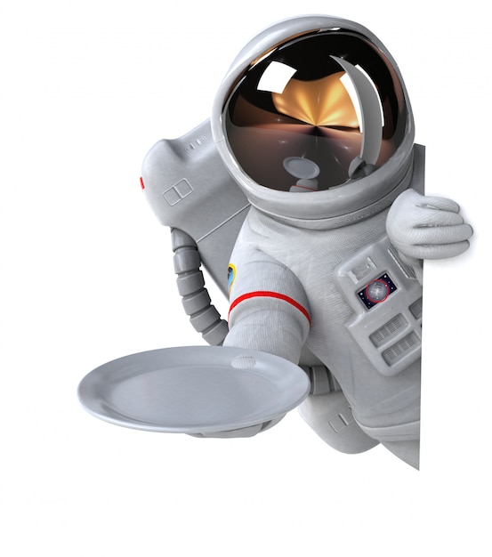 Leuke astronaut-animatie