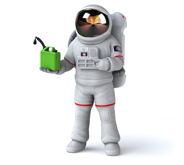 Leuke astronaut-animatie