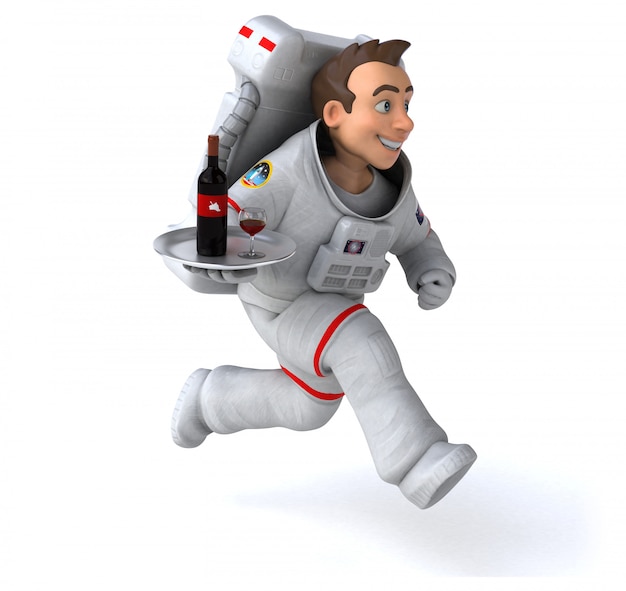 Leuke astronaut-animatie