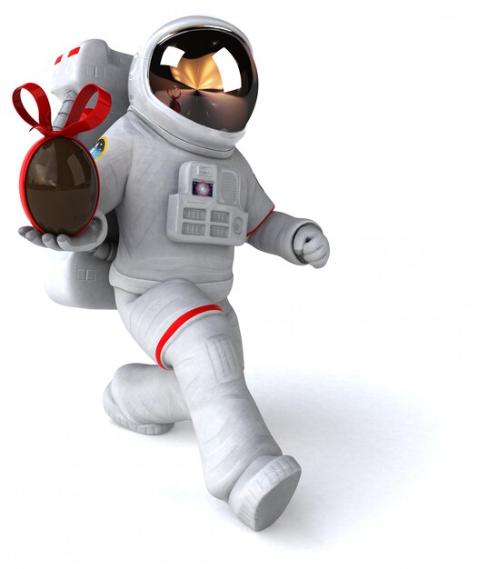 Leuke astronaut-animatie