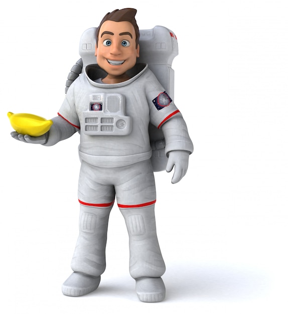 Leuke astronaut-animatie