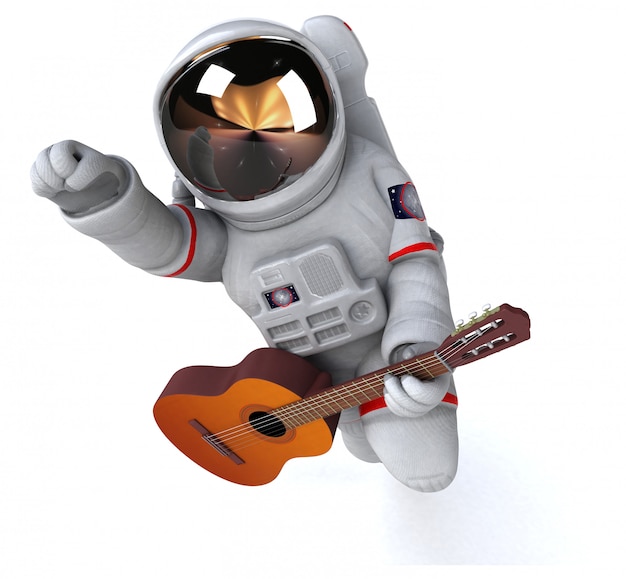 Leuke astronaut-animatie