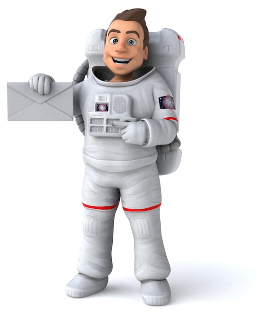 Leuke astronaut-animatie