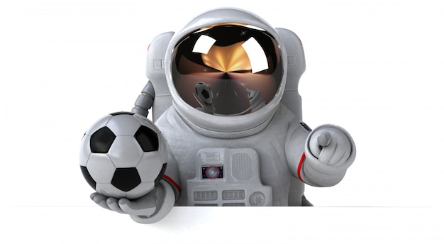 Leuke astronaut-animatie