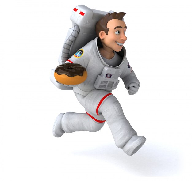 Leuke astronaut-animatie