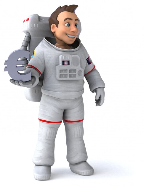 Leuke astronaut-animatie