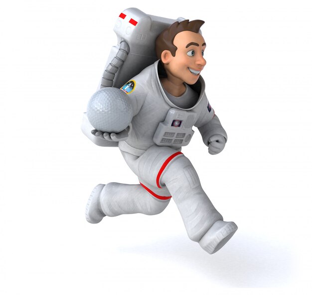 Leuke astronaut-animatie