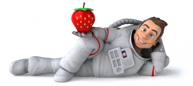 Leuke astronaut-animatie