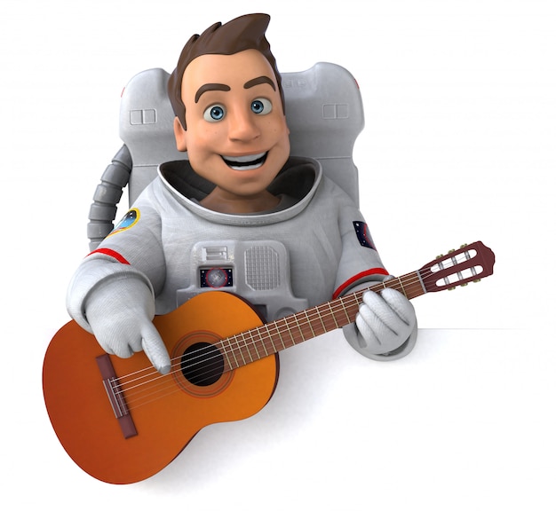 Leuke astronaut-animatie