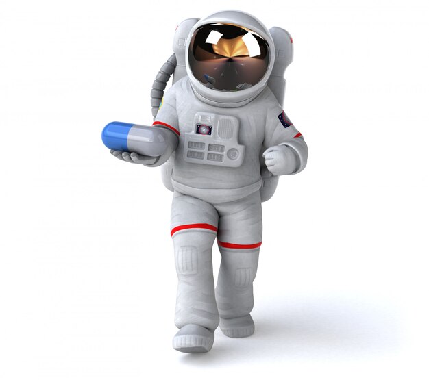 Leuke astronaut-animatie