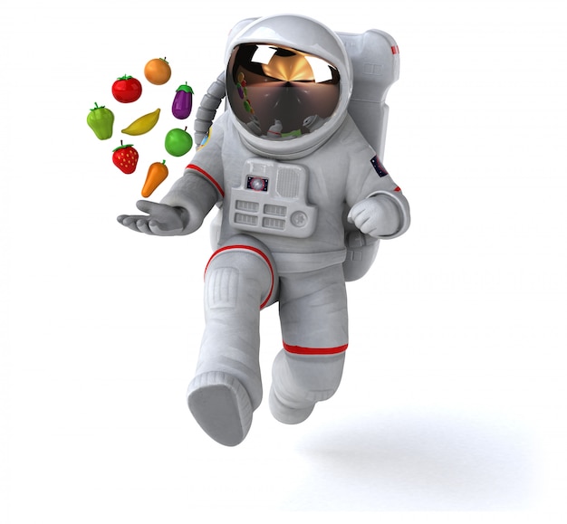 Leuke astronaut-animatie